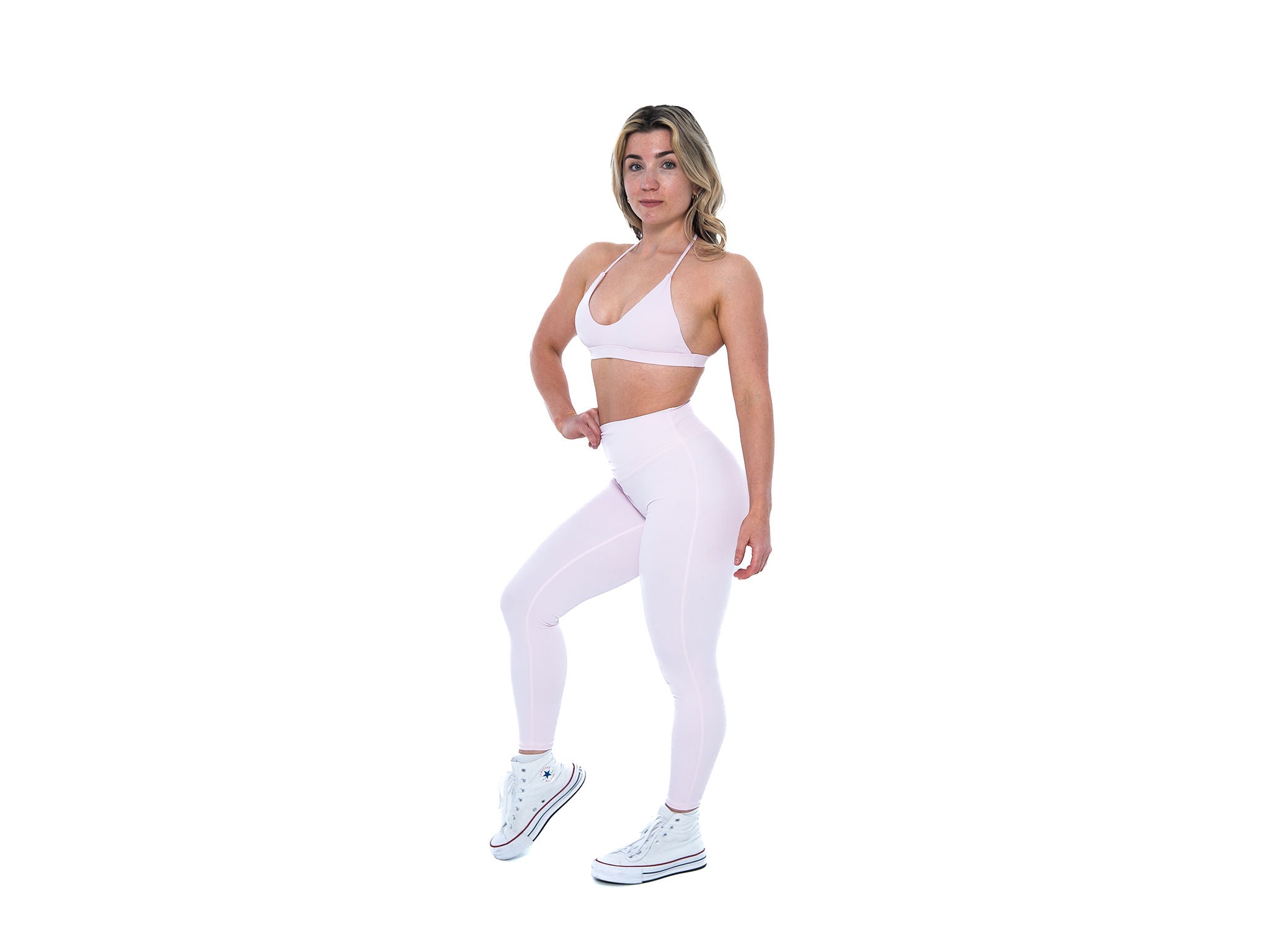Women's stylish and sustainable leggings in Light Pink