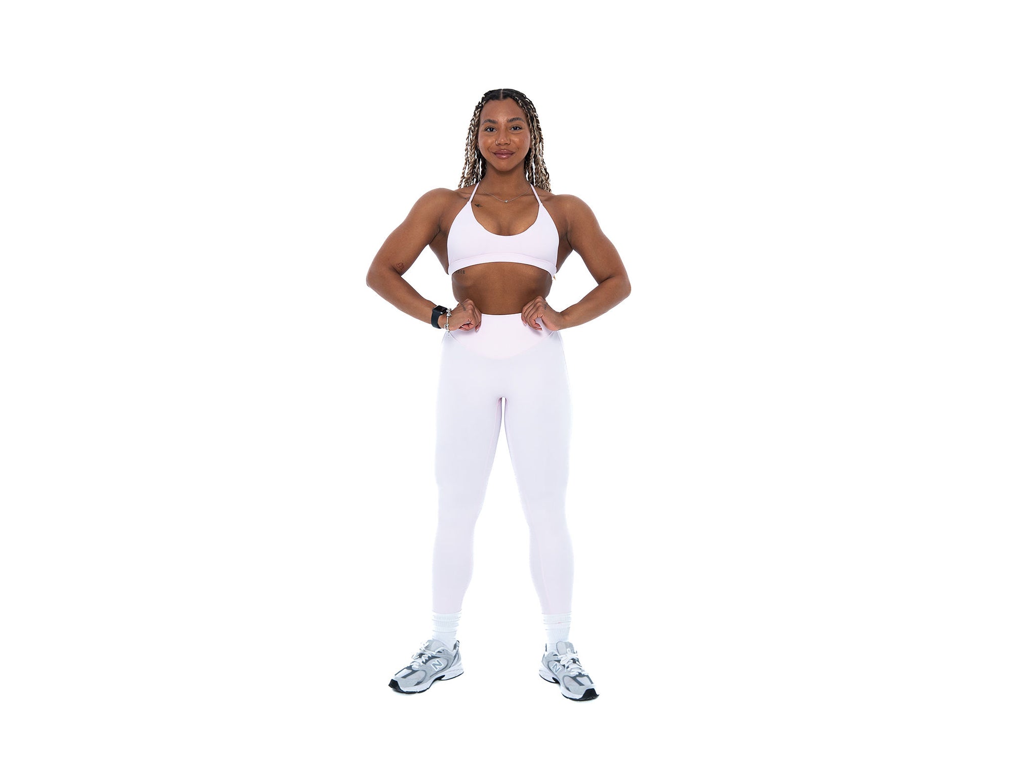 Women's stylish and sustainable leggings in Light Pink