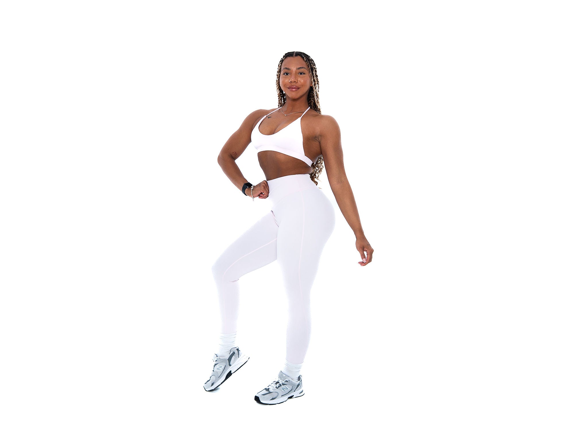 Women's stylish and sustainable leggings in Light Pink