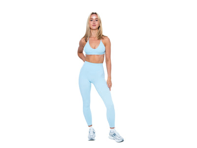Women's stylish and sustainable leggings in Baby Blue