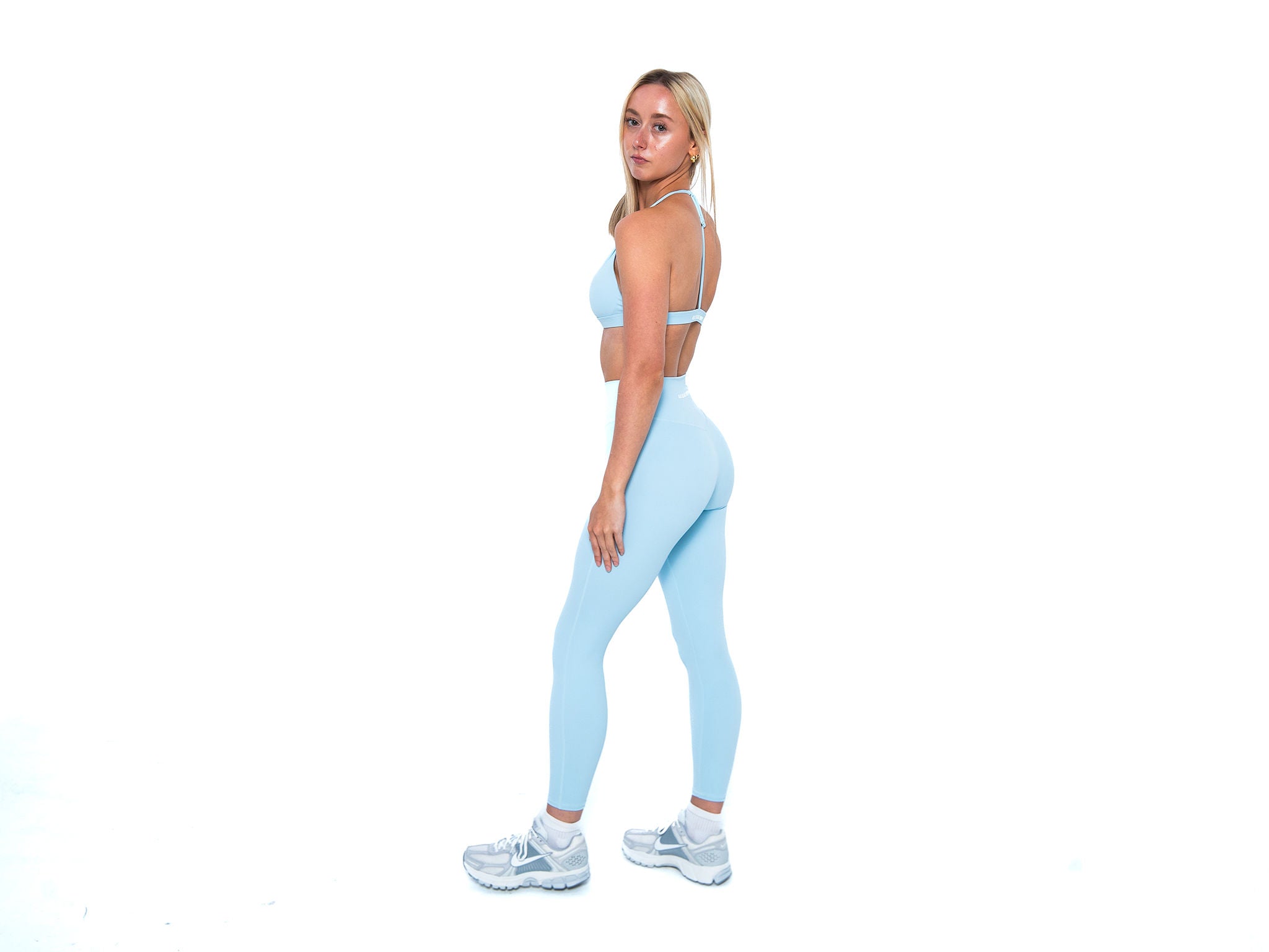 Women's stylish and sustainable leggings in Baby Blue