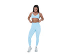 Women's stylish and sustainable leggings in Baby Blue