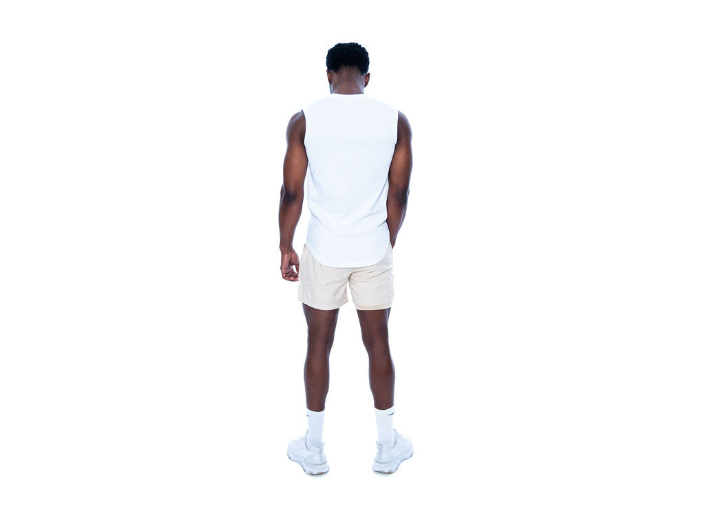 Mens tank top in White