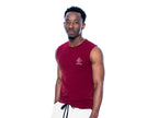 Mens tank top in Burgundy