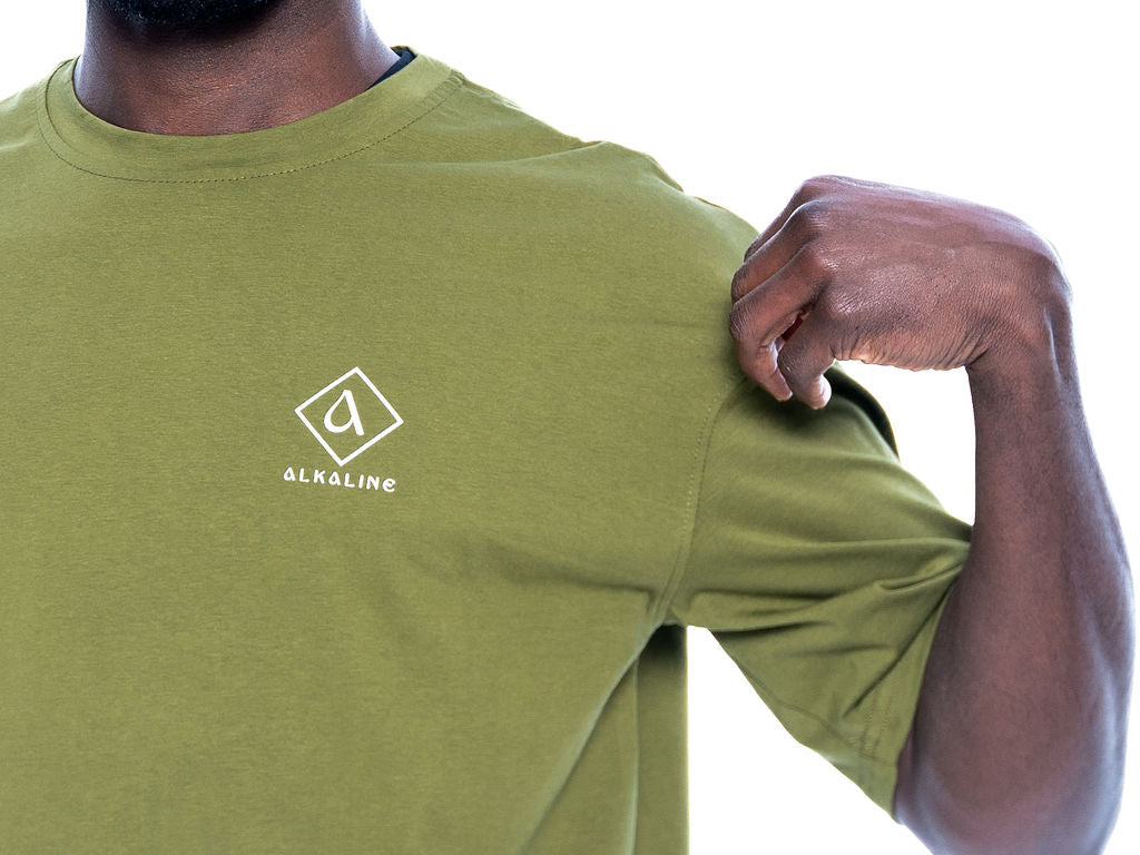 mens oversized t-shirt in Green