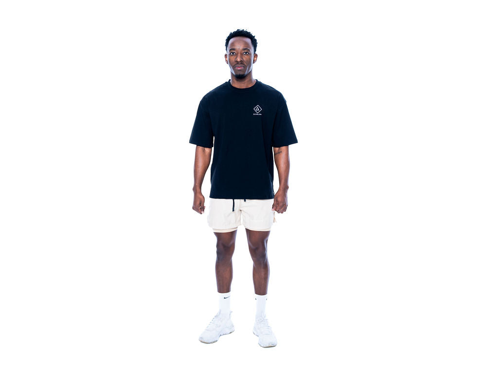 mens oversized t-shirt in Black
