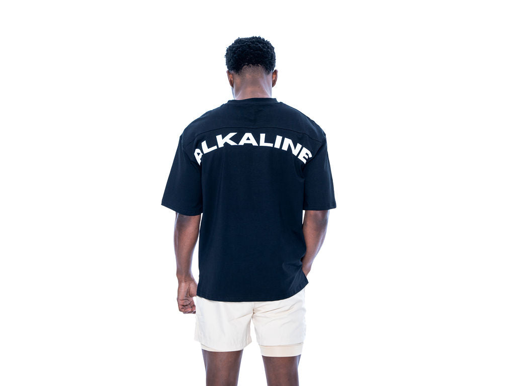mens oversized t-shirt in Black