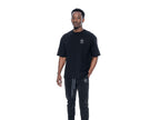 mens oversized t-shirt in Black