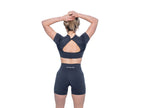 Women's seamless Shorts in Dark Grey