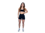 Women's crossover sports bra in Black