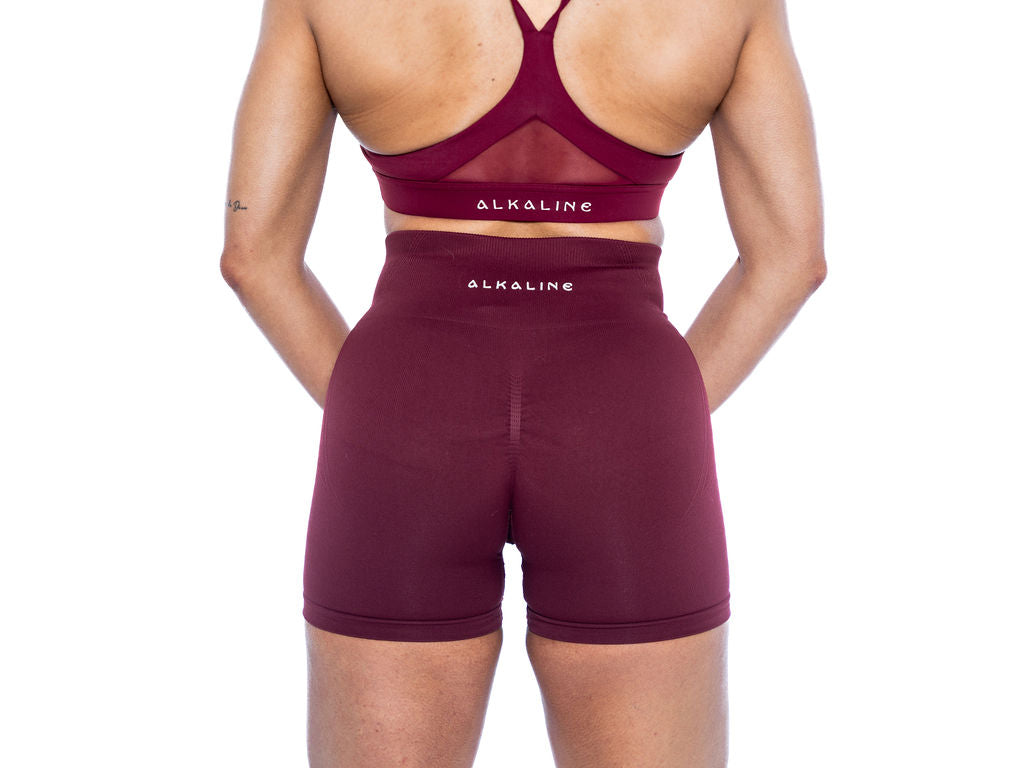Women's Sports Bra in Burgundy