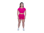 Women's cropped top in Pink